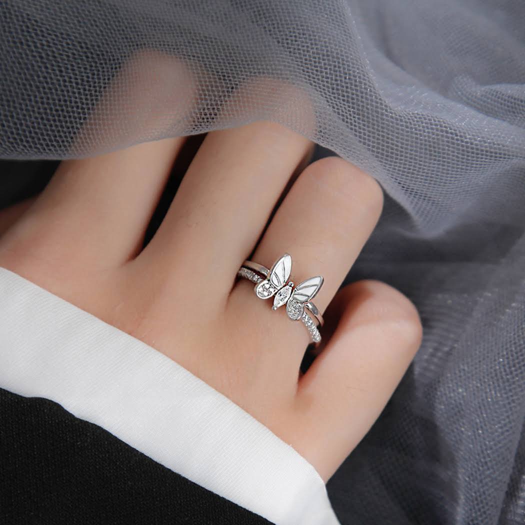 Anello 2 in 1 farfalla