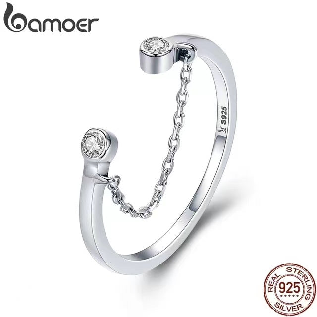 Anello con catenella